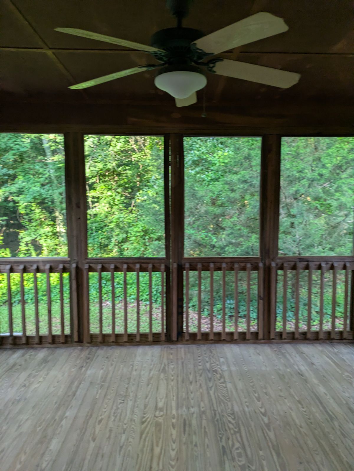 Custom screened porch built in Athens, GA