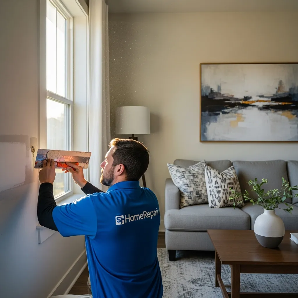 Drywall Repair Progress in Athens, GA
