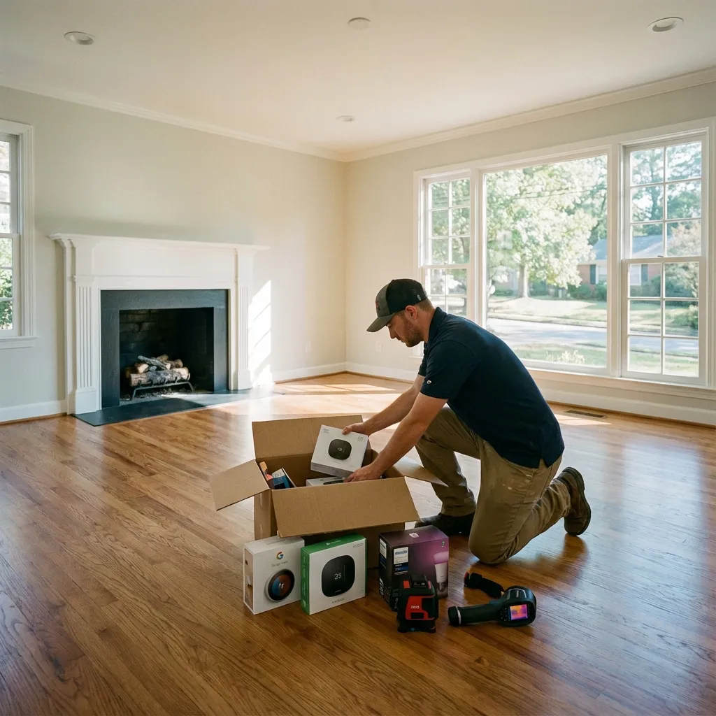 Home Depot shoppers in Athens GA using technology for DIY home improvement projects