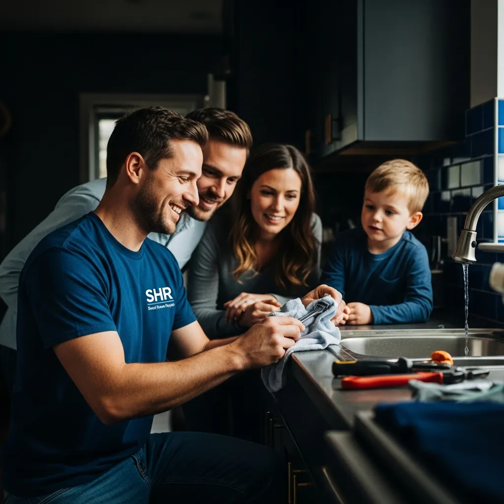 Smart Home Repair Handyman Fixing Leaky Faucet in Athens, GA Home