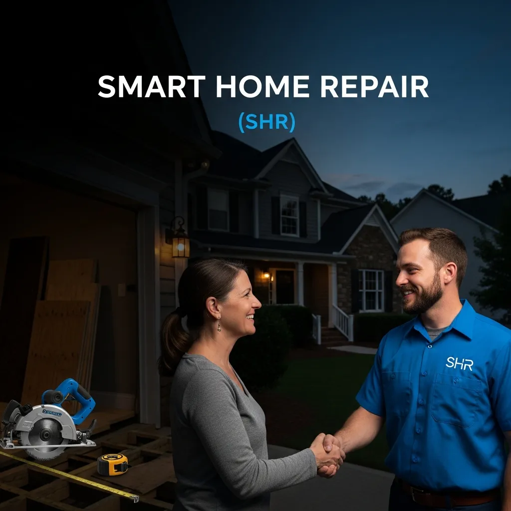 Smart Home Repair: Handyman shaking hands with homeowner in Athens, GA