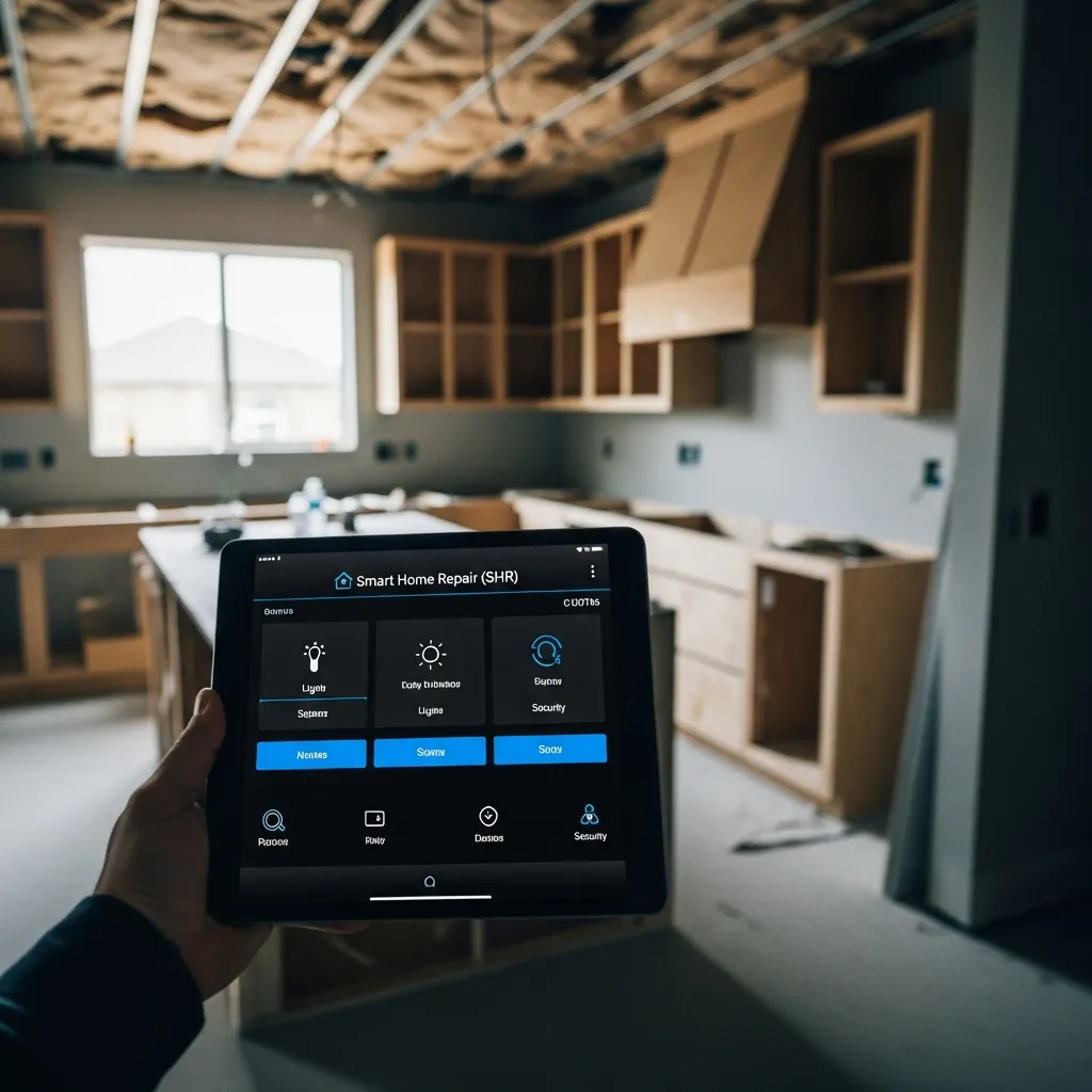 Smart Home Repair: Modern kitchen renovation in Athens, GA with smart home technology