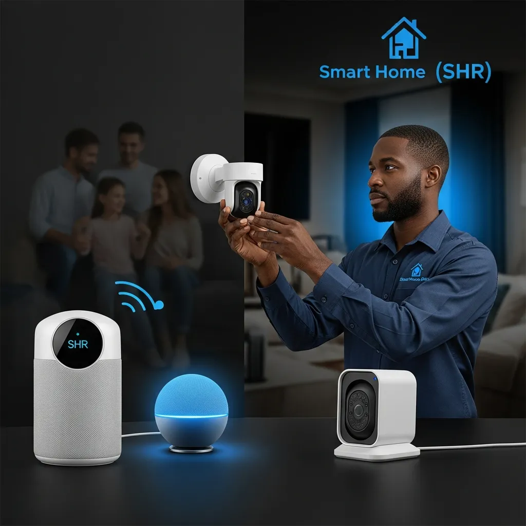 Smart Home Repair Technician Installing Smart Home Devices in Athens, GA Home