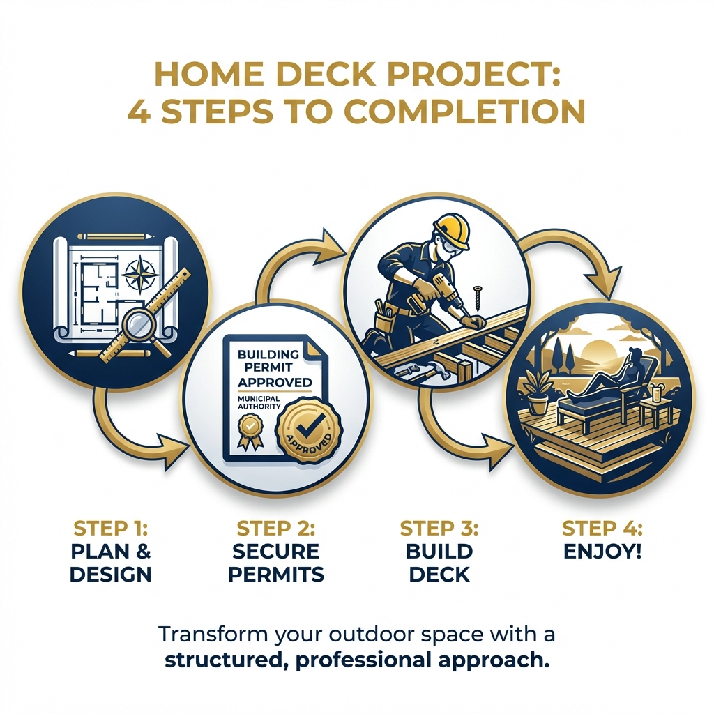 Infographic: 4 Steps to a Deck Permit in Athens GA